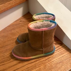 Uggs Youth Rainbow Trim Size 1